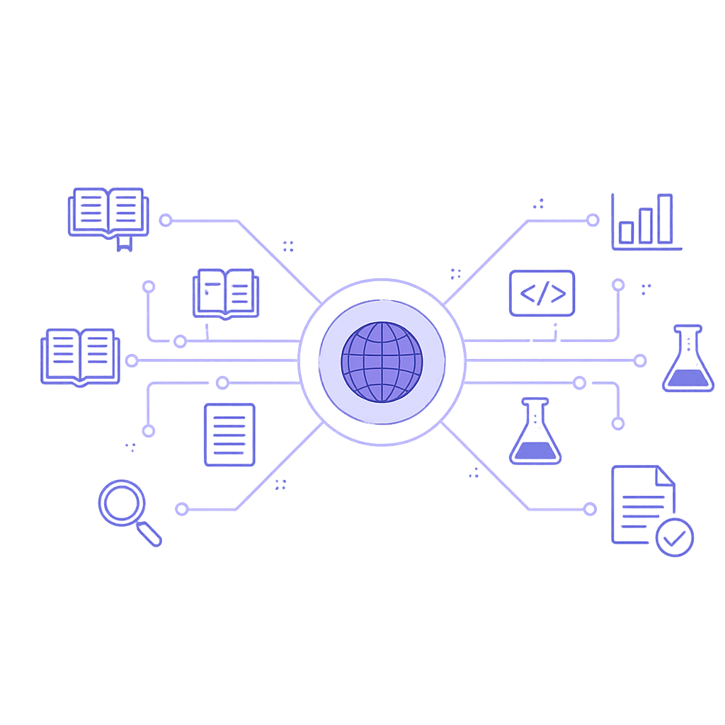 Research copilot illustration